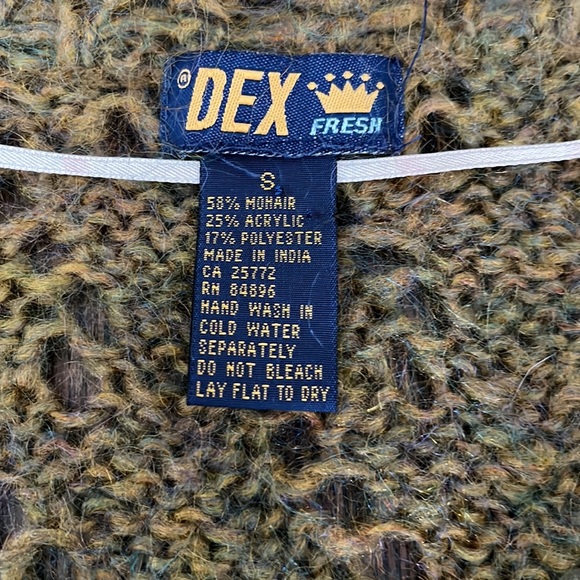 VGUC Dex green cardigan - Picture 4 of 4